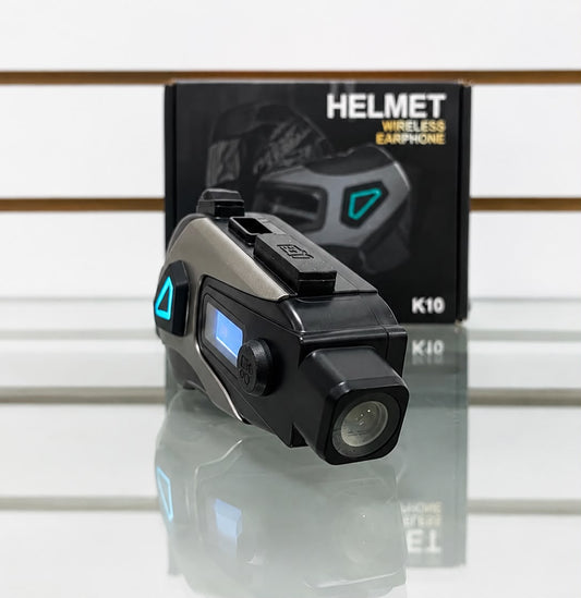 Gray helmet for bikers