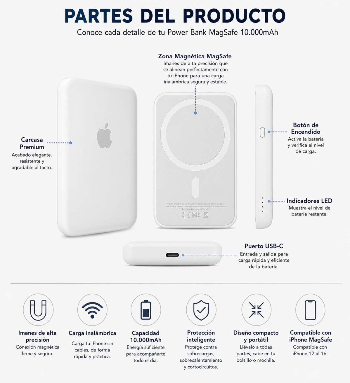 POWER BANK IPHONE 10000 AMP