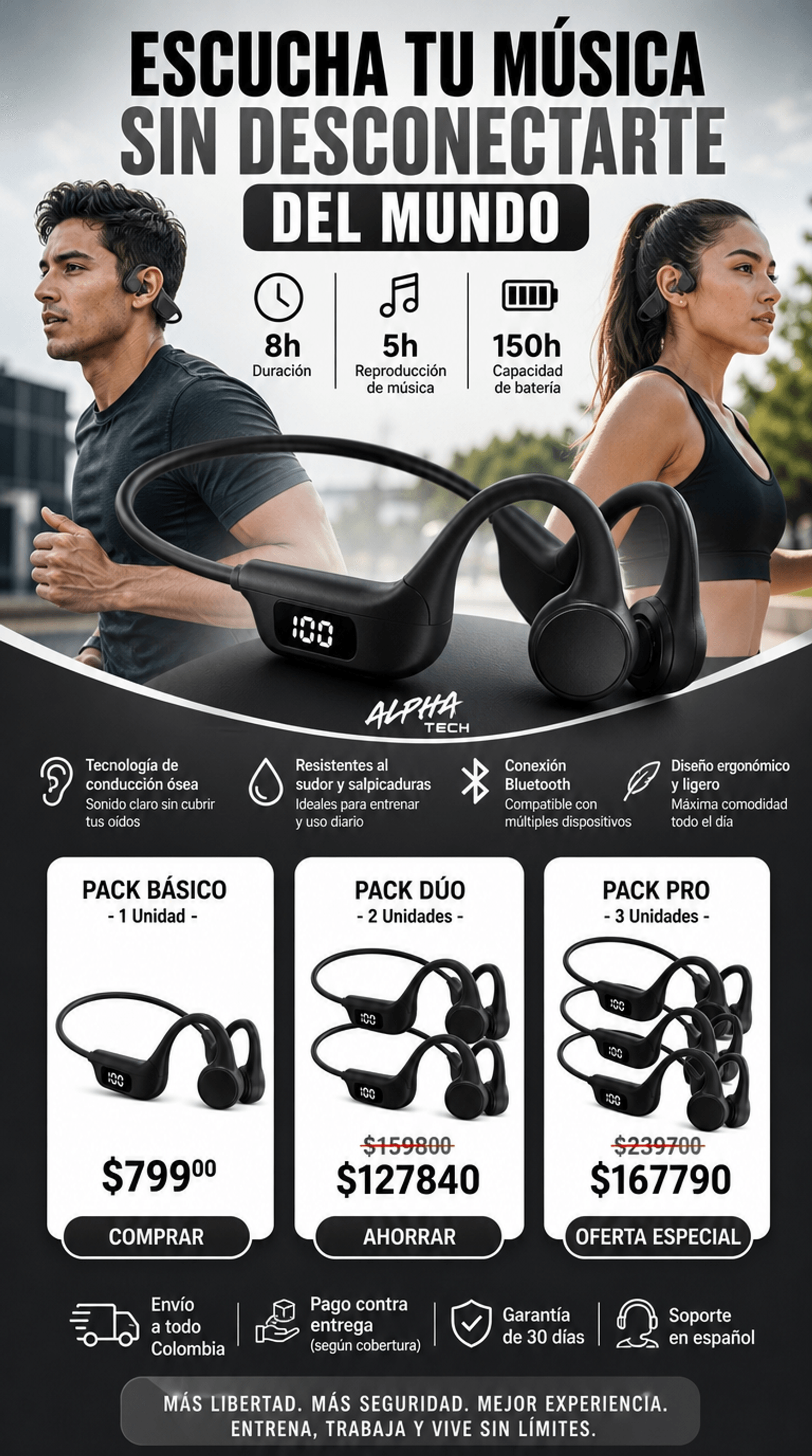 Auriculares U9 AirBeat Pro