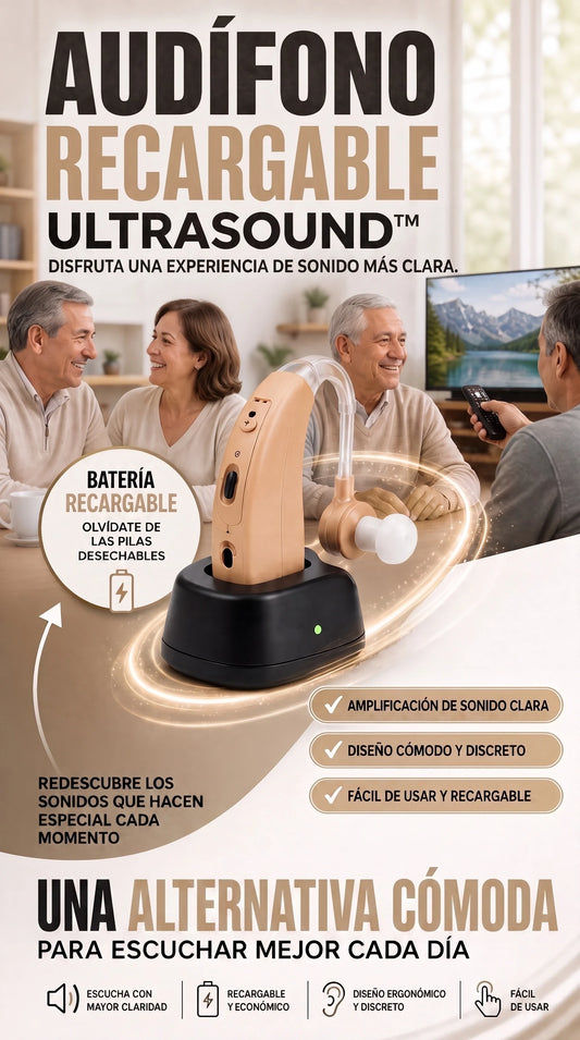 Audífono Recargable Ultra Sonido